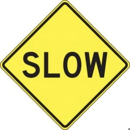 Accuform Traffic Sign, FRW456RA FRW456RA